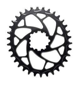 Alugear ELM Narrow Wide Boost Kettenblatt - Oval - für 1x SRAM 3-Loch Direct Mount