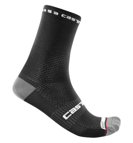 Castelli Rosso Corsa Pro 15 Socken - schwarz 010
