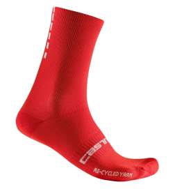Castelli Re-Cycle Thermal 18 Socken - rot 023