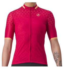 Castelli Pezzi Jersey Women - persian red 649