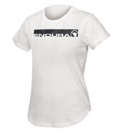 Endura T-Shirt Femme - One Clan Organic Camo - blanc