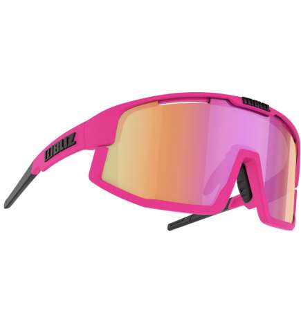 Bliz Vision Bril - Matt Neon Pink   Brown - Purple Multi