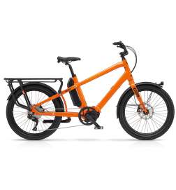Benno Bikes BOOST E 10D CX - 24  Electric Cargo Bike - 2025 - Neon Orange