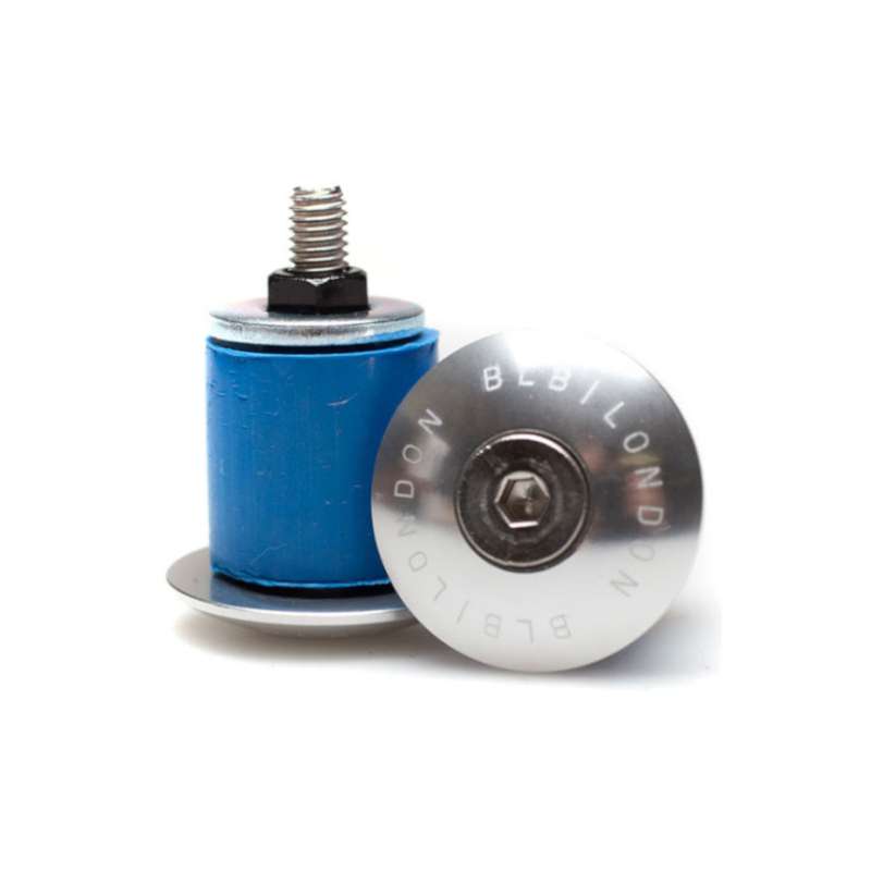 BLB Barons Handlebar End Plugs - Silver