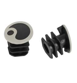 Ergon Tappi Manubrio - Bar End Plugs GP2/GP3/GP4/GP5 - silver logo