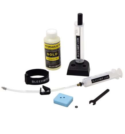 BLEEDKIT.COM Premium GOLD Edition Kit de purge pour freins hydrauliques de MTB Shimano