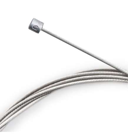 capgo Câble de Dérailleur - Blue Line | 1.2mm | Acier Inoxydable - pour Shimano | 2200mm