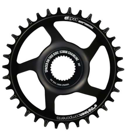 e*thirteen Helix Core e*spec - Direct Mount Chainring - Bosch - black