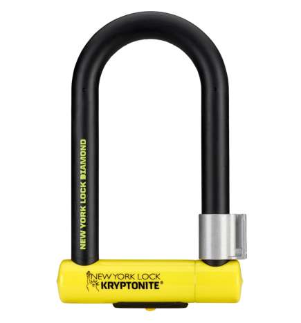 Kryptonite New York Diamond Standard U-Lock - black yellow