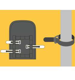 tex-lock Sacoche pour Antivol de Vélo - Bike Lock Bag - noir