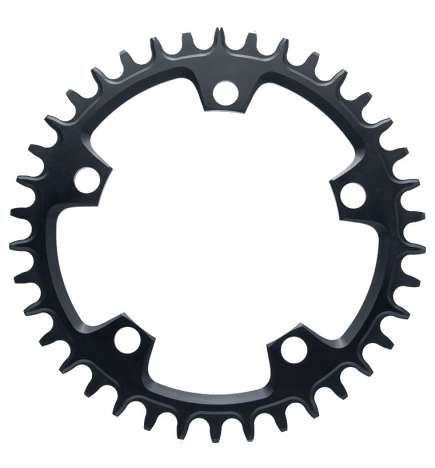 Garbaruk Road CX Gravel Chainring - 110 mm   Round   Narrow-Wide - black