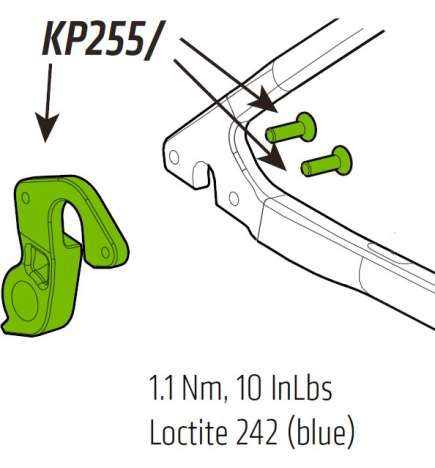 Cannondale KP255  Single Sided RD2 Derailleur Hanger - diverse models