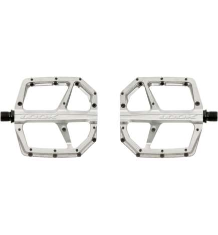 LOOK Trail Roc Plus Flat Pedals - silver