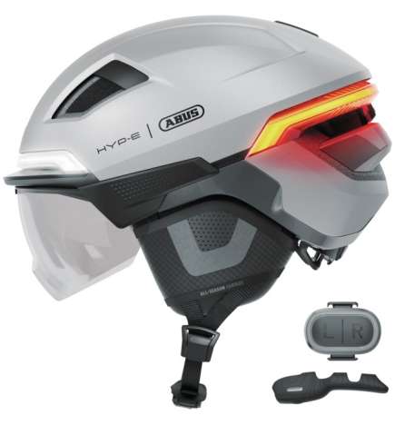 ABUS Casque - HYP-E BL.ACE - gleam silver
