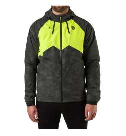 AGU Commuter Hi-Vis   Reflection Męska kurtka przeciwdeszczowa na zimę - czarny