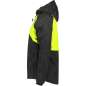 AGU Commuter Hi-Vis + Reflection Męska kurtka przeciwdeszczowa na zimę - czarny