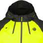 AGU Commuter Hi-Vis + Reflection Męska kurtka przeciwdeszczowa na zimę - czarny