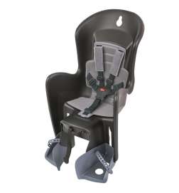 Polisport Bilby Maxi CFS Child Bike Seat for Cargo Rack - black dark grey