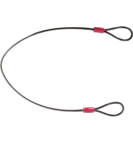 ABUS Cable con Trabillas - Cobra - 5mm x 75cm