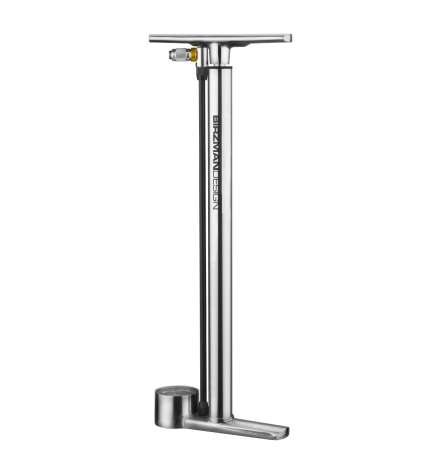Birzman Tiny Tanker Helix Floor Pump - silver