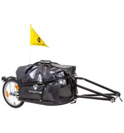 M-Wave Stalwart Single 40 Luggage Bicycle Trailer - black
