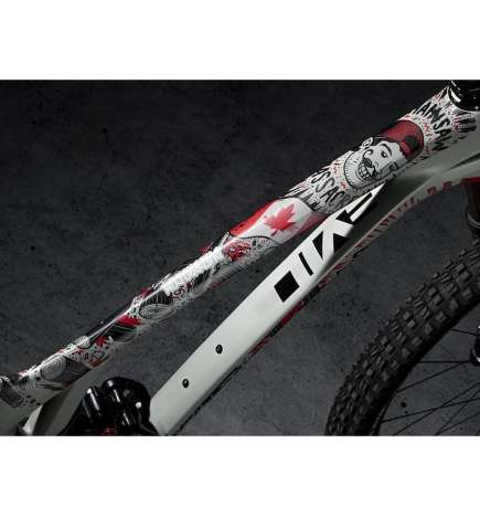 DYEDBRO Frame Protection Kit Chainsaw - black red