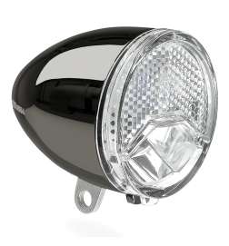 AXA 606 Steady Auto Front Light - dark chrome