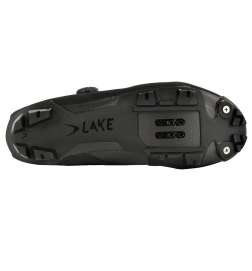 Lake MX333 MTB Shoes Men - Wide - black silver