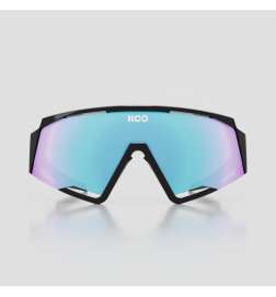 KOO Spectro Sunglasses - Black - Turquoise Mirror