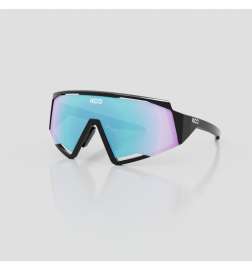 KOO Spectro Sunglasses - Black - Turquoise Mirror