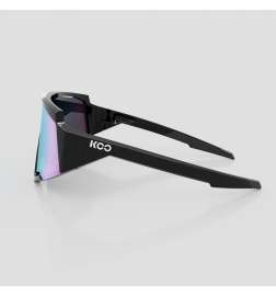 KOO Spectro Sunglasses - Black - Turquoise Mirror