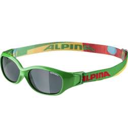 Alpina Sports Flexxy Glasses Kids - green-puzzle CERAMIC black