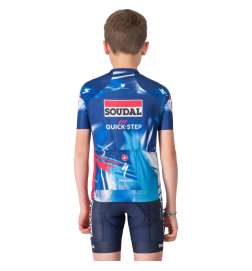 Castelli Maillot Manches Courtes Enfant - Aero Team Soudal Quick-Step - blue red 150