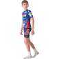 Castelli Aero Kurzarmtrikot Team Soudal Quick-Step Kinder - blue/red 150
