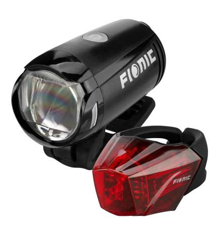 FIONIC Bright   Sparkle Set 25 USB - Frontlight   Rear Light