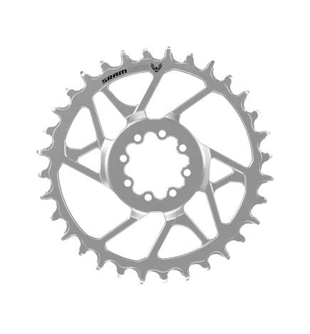 SRAM Plateau Eagle 90 | T-Type | Direct Mount | Offset 3mm - acier - argent