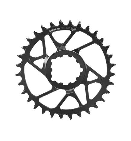 SRAM Eagle 70 Kettingblad | T-Type | Direct Mount | Offset 3mm - zwart