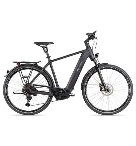 2R Manufaktur ELX 11 - Electric Touring Bike - 2025 - black matt   brushed silver