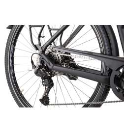 2R Manufaktur ELX 11 - Trapez - Electric Touring Bike - 2025 - black matt   brushed silver