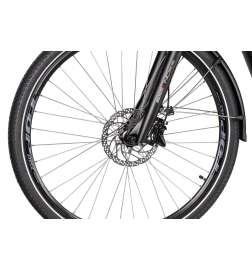 2R Manufaktur ELX 11 - Trapez - Electric Touring Bike - 2025 - telegrey matt   purple red   black