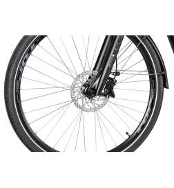 2R Manufaktur ELX 11 - Wave - Electric Touring Bike - 2025 - black matt   brushed silver