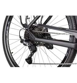 2R Manufaktur ELX 11 - Wave - Electric Touring Bike - 2025 - black matt   brushed silver