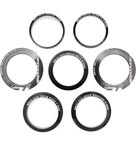 Cannondale CE Road All Hollowgram Spacer Kit - KP483 X - schwarz