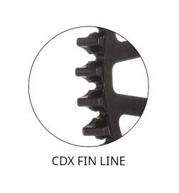 Gates Carbon Drive Sprocket - CDX Fin Line | Centertrack | Front | BCD-130