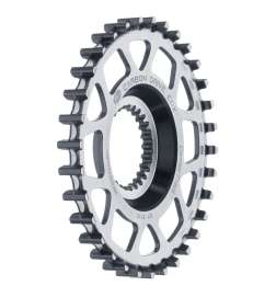 Gates Carbon Drive Sprocket - CDX Fin Line | Centertrack | Front | Pinion - without Guard
