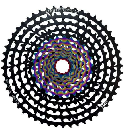 KCNC MTB Cassette 9-52T for SRAM 12-speed - black