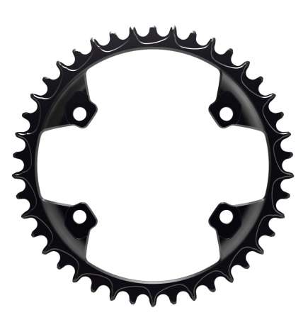 Alugear Narrow Wide Road Chainring - for Shimano GRX Gravel 110 BCD Asymmetric - 4-Bolt