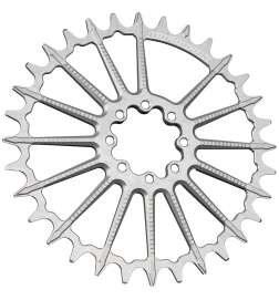 Garbaruk MTB Plateau | Rond | SRAM 8-Trous Direct Mount | Boost - argenté