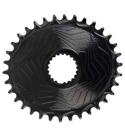 Alugear Plateau - AERO - MTB | Direct Mount (Shimano) | Boost | 1x 12s - ovale | noir