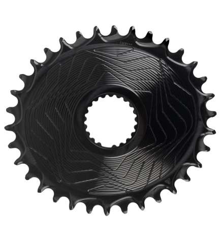 Alugear AERO Kettenblatt - MTB | Direct Mount (Shimano) | Boost | 1x 12s - oval | schwarz